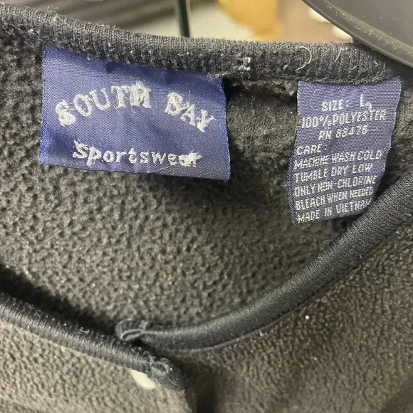 South Bay sportswear woman’s  fleece jacket size large - Picture 5 of 5